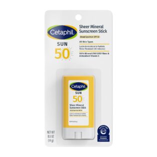 Cetaphil Sheer Mineral Sunscreen Stick Spf 50 14g (Imported)