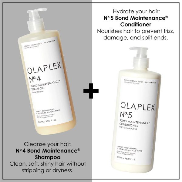 Olaplex No.4 & No'5 Bond Maintenance Shampoo & Conditioner Combo