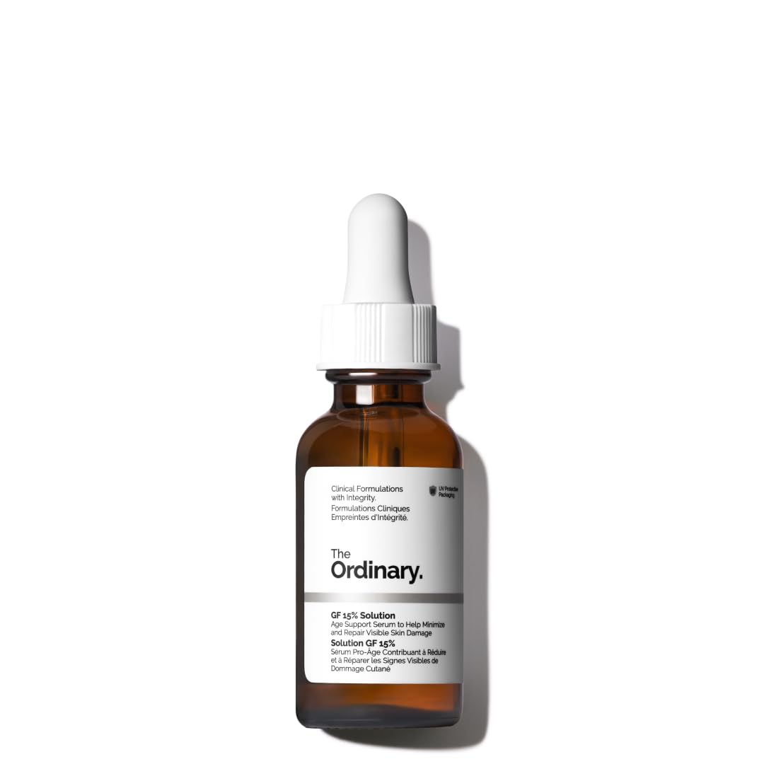 The Ordinary GF 15% Solution, Anti-Aging Formula for Visible Skin & Wrinkle Repair, 30ml ,Imported, Canada
