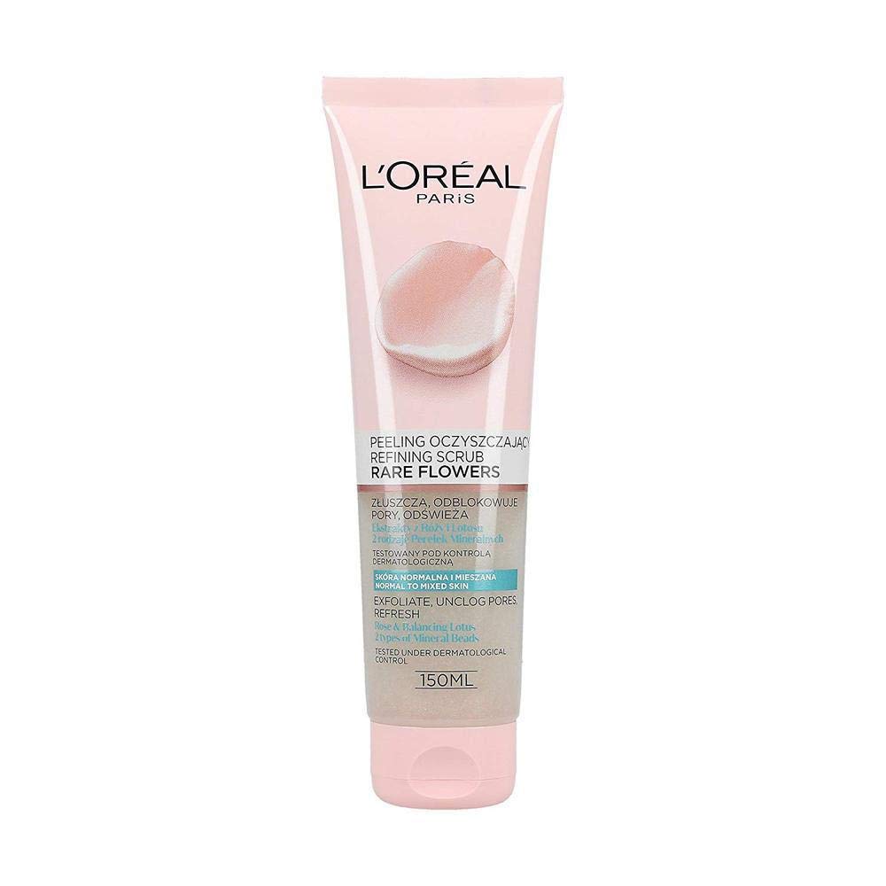 LORAL LOreal Dermo Expertise Flowers Rare Scrub for Normal Skin and Melange 150ml. ,Imported - Image 2