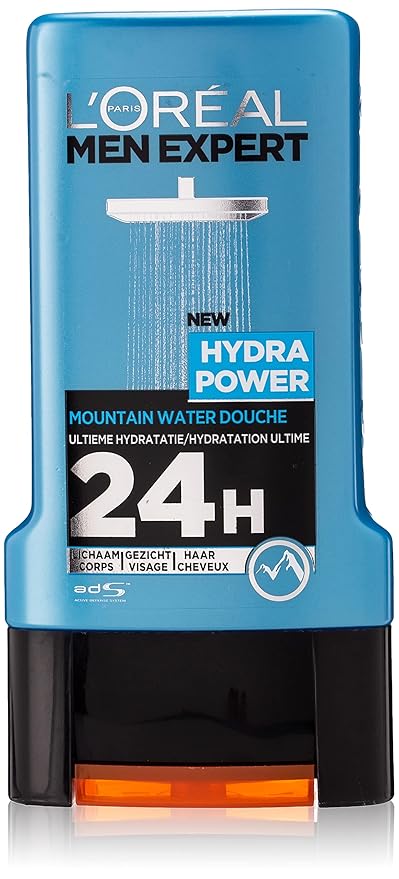 L'Oreal Paris Men's Expert Hydra Power 24H Shower Gel, 300ml