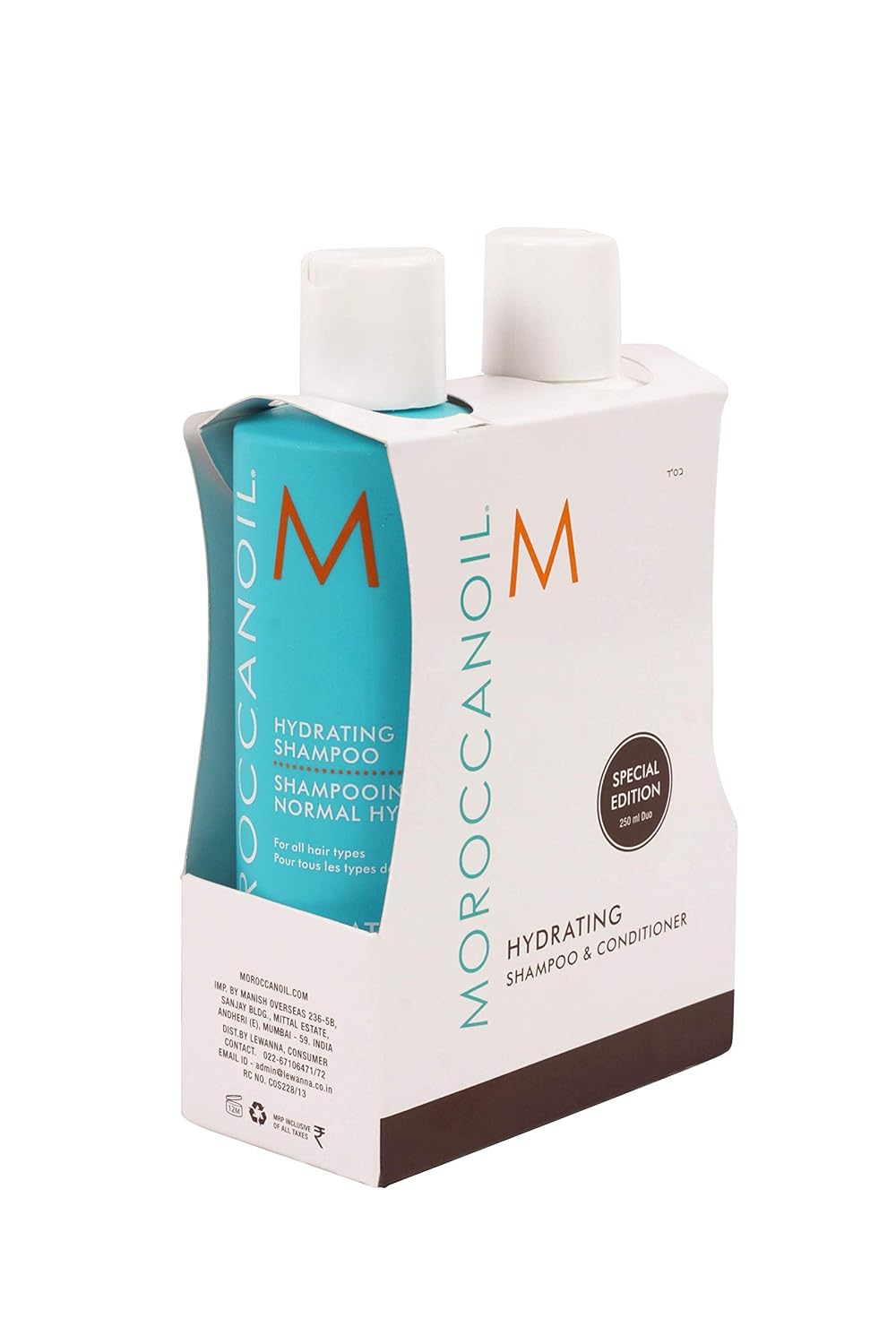 Moroccanoil Hydrating Shampoo and Conditioner Combo Pack, 250ml Each ,Imported, USA - Image 2