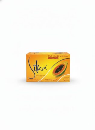 Silka Papaya Herbal Soap with Vitarich Actives 135G