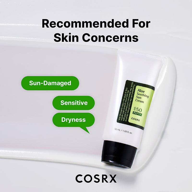 COSRX Aloe Soothing Sun Cream SPF 50+ PA+++(50ml) - Image 4
