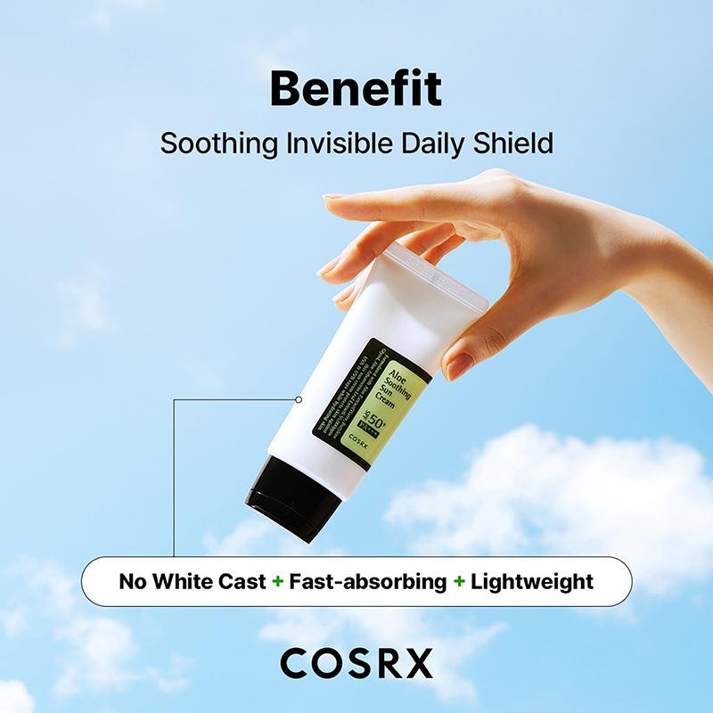 COSRX Aloe Soothing Sun Cream SPF 50+ PA+++(50ml) - Image 5