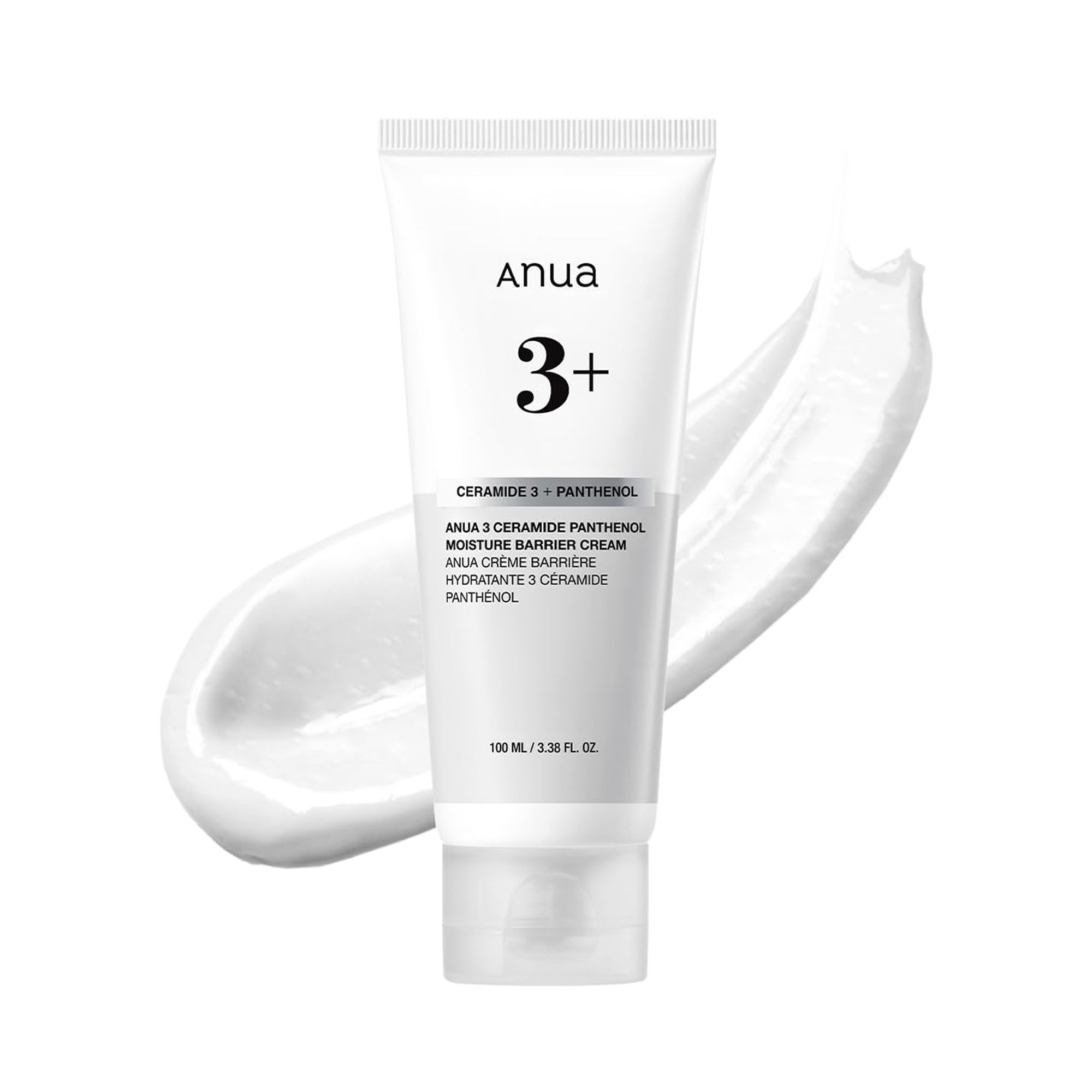 Anua 3 Ceramide Panthenol Moisture Barrier Cream with Hyaluronic Acid, Barrier Care & 48H Hydration(100ml)